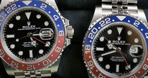 genuine rolex pepsi bezel|rolex pepsi bezel color difference.